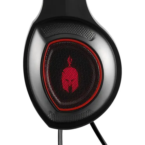 Геймърски слушалки Spartan Gear Thorax, Микрофон, Черен/Червен - image 2