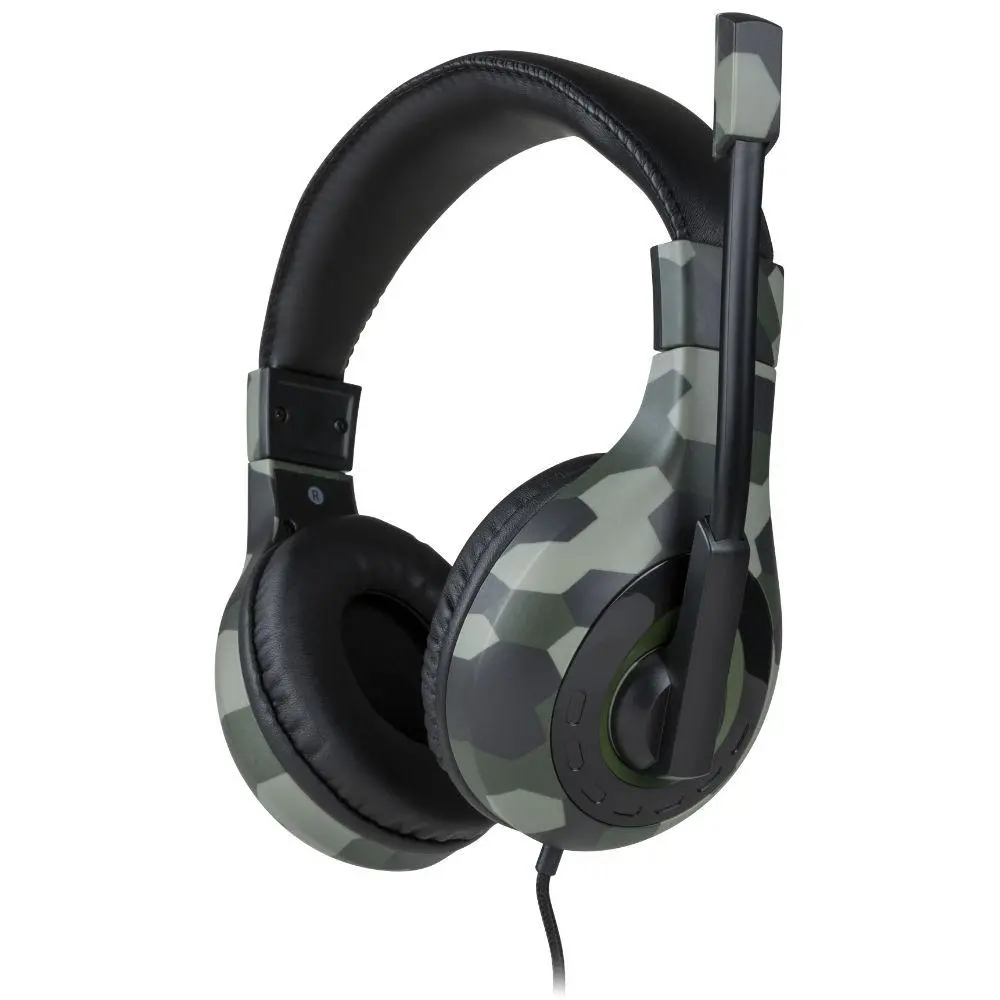 Геймърски слушалки Nacon Bigben Stereo Gaming Headset V1, Микрофон, Камуфлажно зелено - image 2