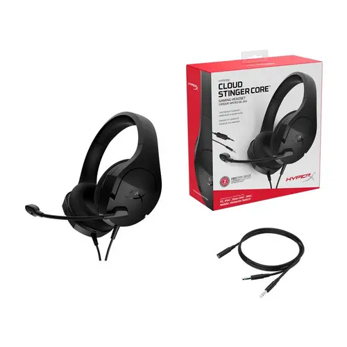 Геймърски слушалки HyperX Cloud Stinger Core (PC) 3.5mm жак с Микрофон, Черен - image 5
