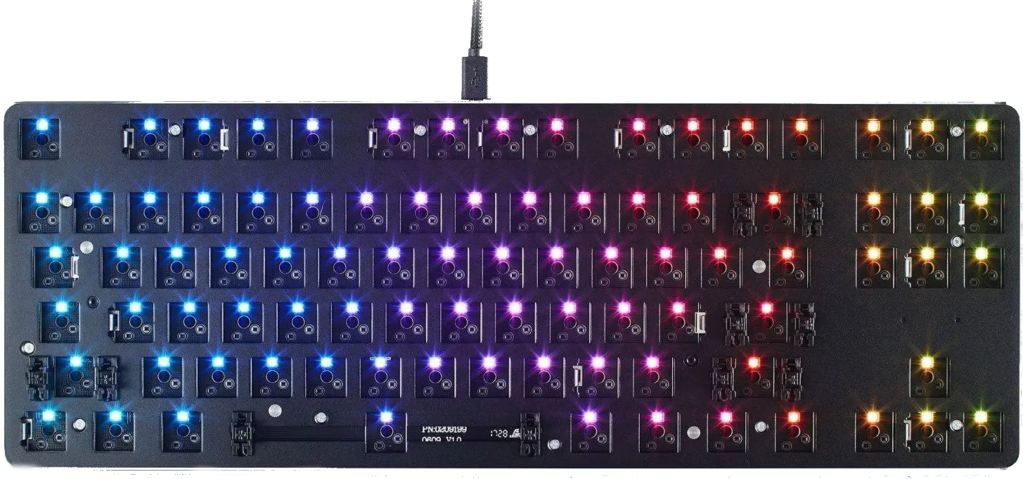 Μηχανικό gaming πληκτρολόγιο βάση Glorious RGB GMMK TKL, ISO Layout