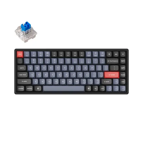 Геймърска механична клавиатура Keychron K2 Pro Hot-Swappable Keychron K Pro Mechanical Blue Switch, RGB Backlight Aluminium Frame - image 1