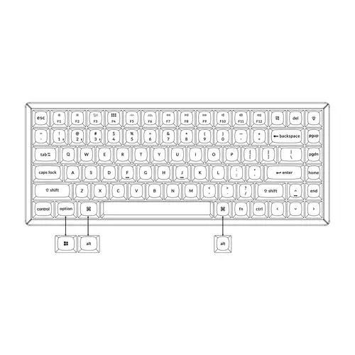Геймърска механична клавиатура Keychron K2 Pro Hot-Swappable Keychron K Pro Mechanical Blue Switch, RGB Backlight Aluminium Frame - image 2