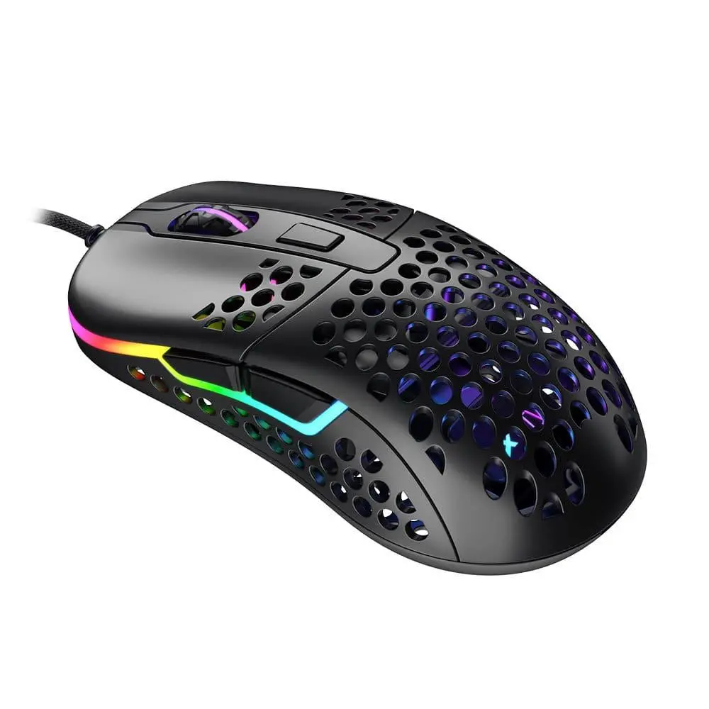 Геймърска мишка Xtrfy M42 Black, RGB, Черен - image 1