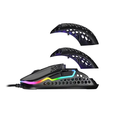 Геймърска мишка Xtrfy M42 Black, RGB, Черен - image 7