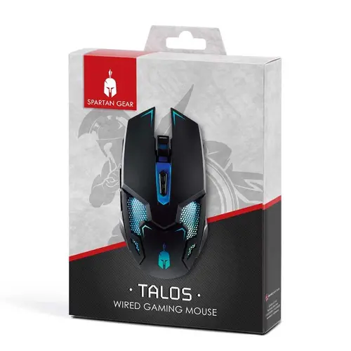Геймърска мишка Spartan Gear Talos, черен - image 1