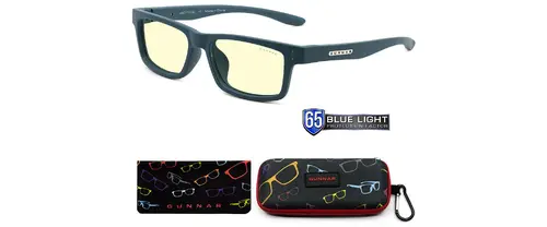 Детски компютърни очила GUNNAR Cruz Kids Small, Amber Natural, Тюркоаз - image 3
