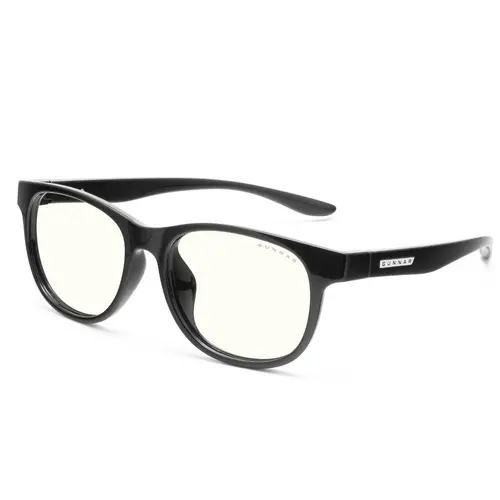Детски компютърни очила GUNNAR Rush Kids Large, Clear Natural, Черен