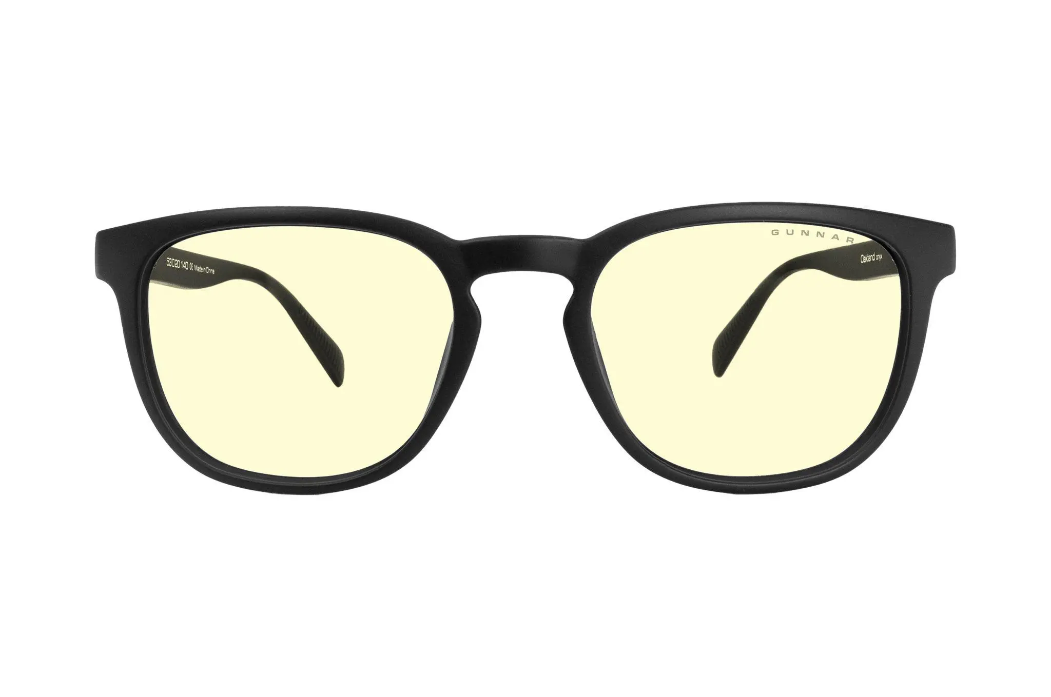 Ochelari pentru calculator GUNNAR Oakland Onyx, Amber Natural, Negru - image 1