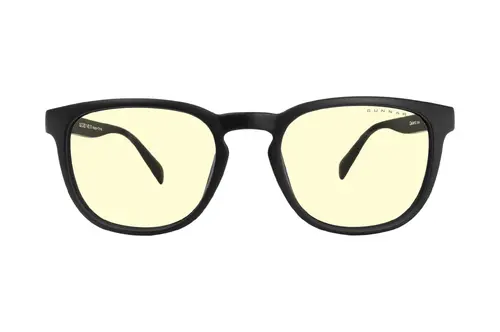 Ochelari pentru calculator GUNNAR Oakland Onyx, Amber Natural, Negru - 2