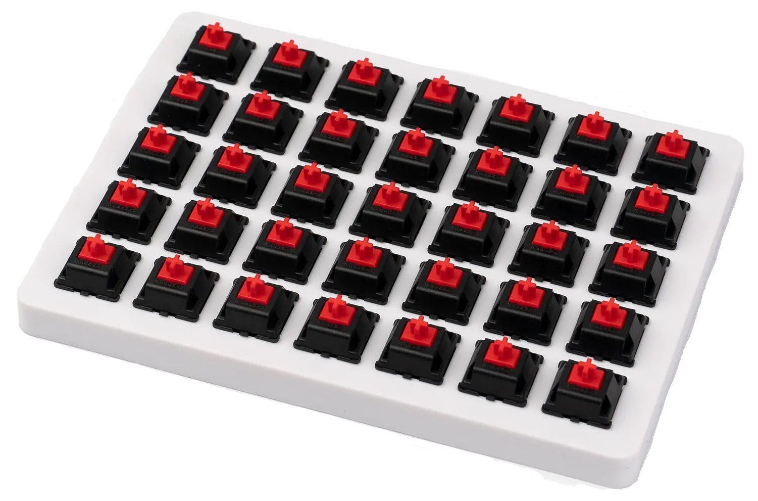 Διακόπτες για μηχανικό πληκτρολόγιο Keychron Cherry MX, Red, Switch Set 35 τεμάχια