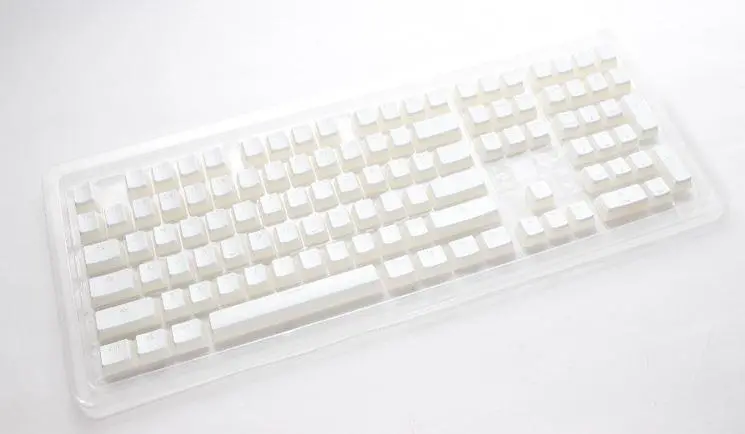 Капачки за механична клавиатура Ducky Pudding White 108-Keycap Set PBT Double-Shot US Layout - image 6