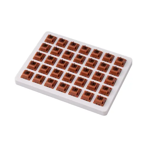 Διακόπτες για μηχανικό πληκτρολόγιο Keychron Gateron Cap Golden Brown Switch Set 35 τεμάχια - 1