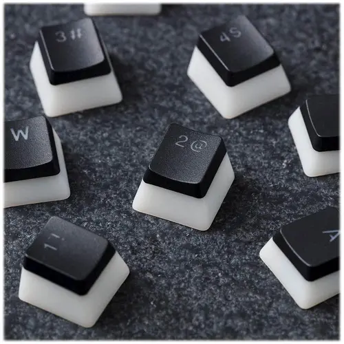 Капачки за механична клавиатура HyperX Pudding Double Shot PBT Keycap Set upgrade kit, Черни - image 3