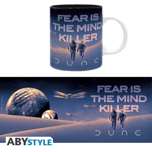 Чаша ABYSTYLE DUNE Fear is the mind-killer, Черен/Син - image 2