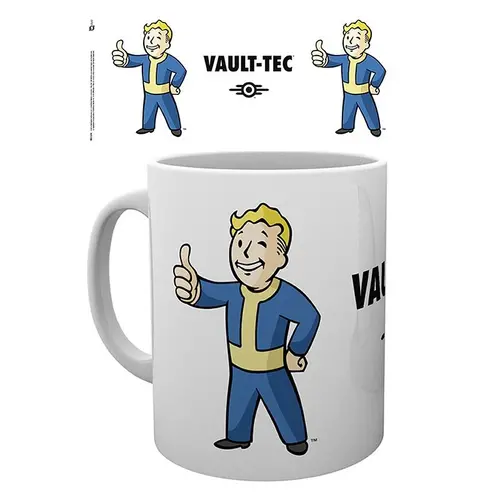 Чаша ABYSTYLE FALLOUT Vault Boy, Бял - image 1