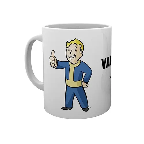 Чаша ABYSTYLE FALLOUT Vault Boy, Бял