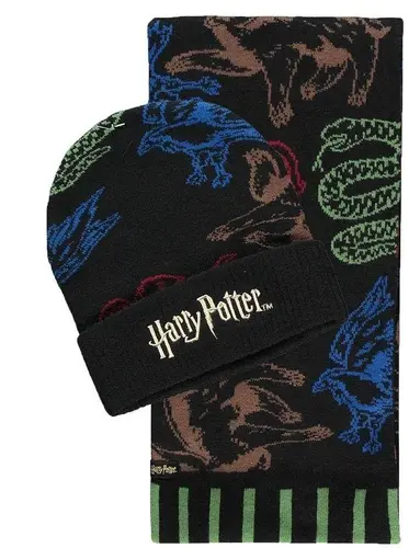 Set fular și căciulă DIFUZED Harry Potter, Negru - 1