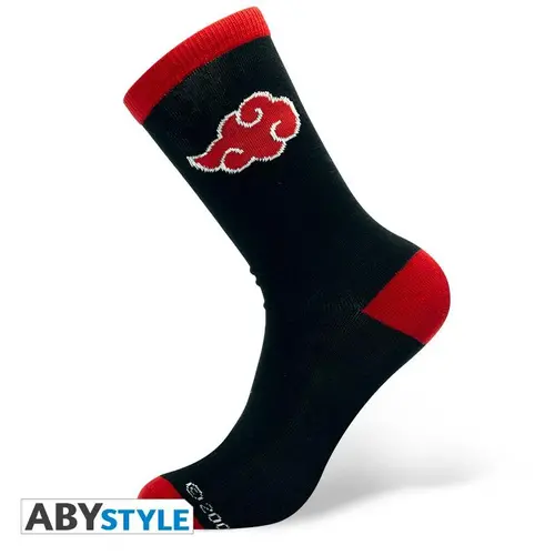 Чорапи ABYSTYLE NARUTO SHIPPUDEN Socks Akatsuki, Черен/Червен - image 2