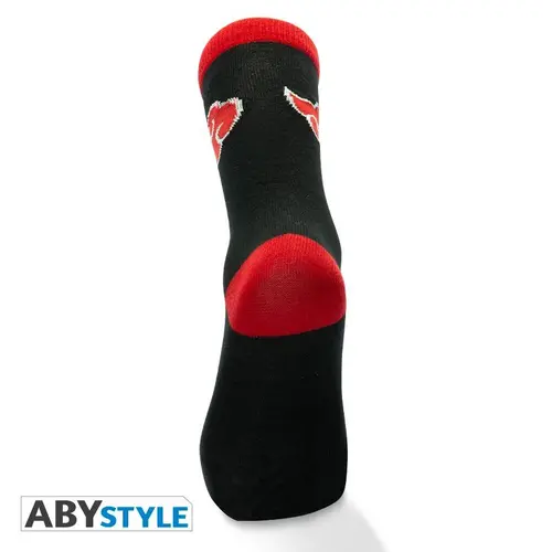 Чорапи ABYSTYLE NARUTO SHIPPUDEN Socks Akatsuki, Черен/Червен - image 3