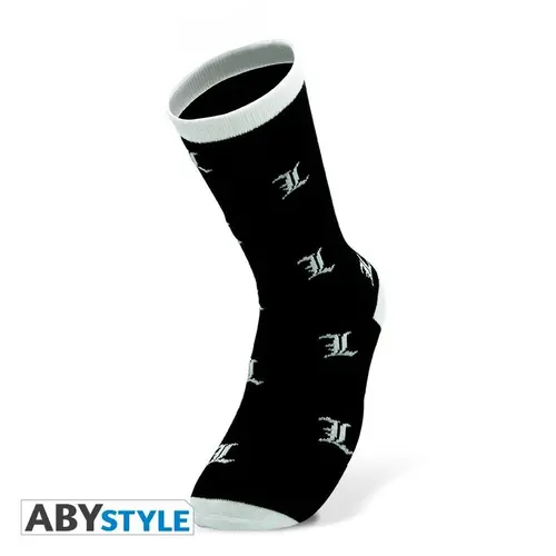 Чорапи ABYSTYLE DEATH NOTE L, Черен/Бял - image 1
