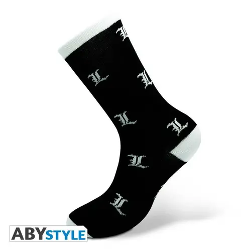 Чорапи ABYSTYLE DEATH NOTE L, Черен/Бял - image 2