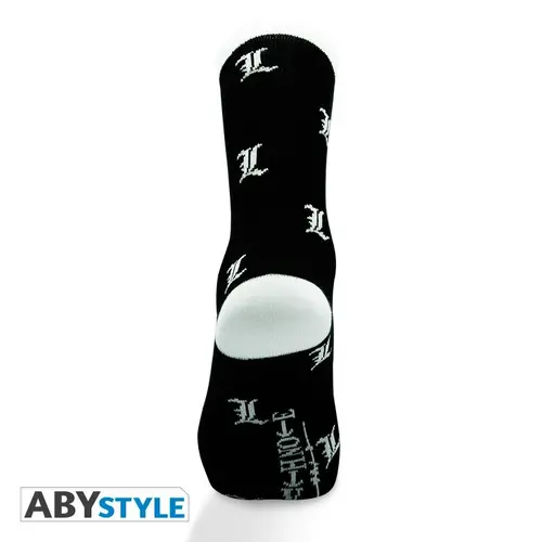 Чорапи ABYSTYLE DEATH NOTE L, Черен/Бял - image 3