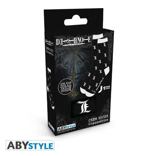Чорапи ABYSTYLE DEATH NOTE L, Черен/Бял - image 4