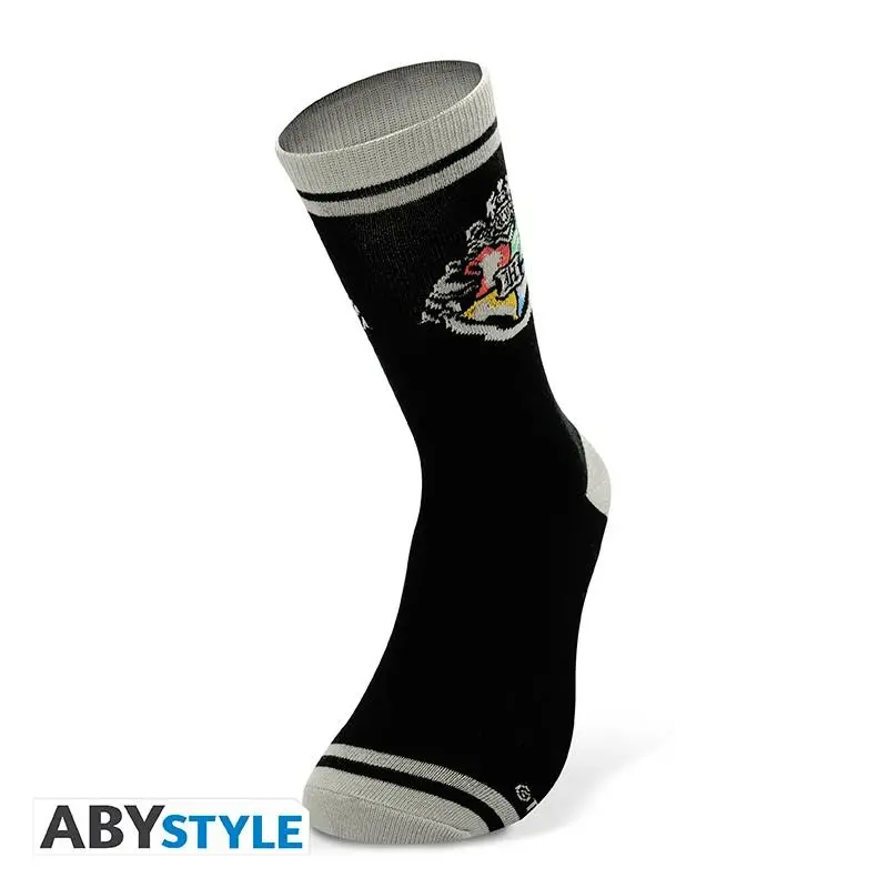 Чорапи ABYSTYLE HARRY POTTER Black & Grey Hogwarts - image 1