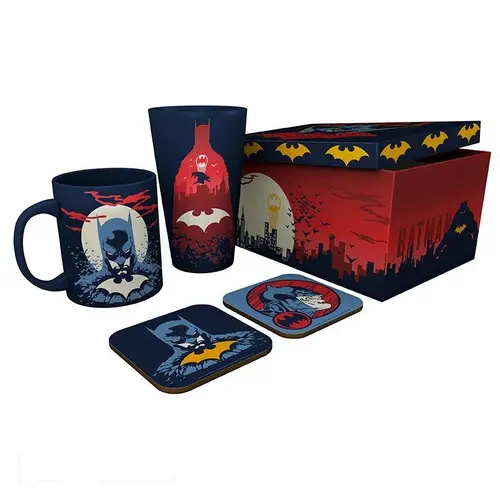Set ABYSTYLE DC COMICS, Pahar XXL, Halbă, 2 suporturi - 1