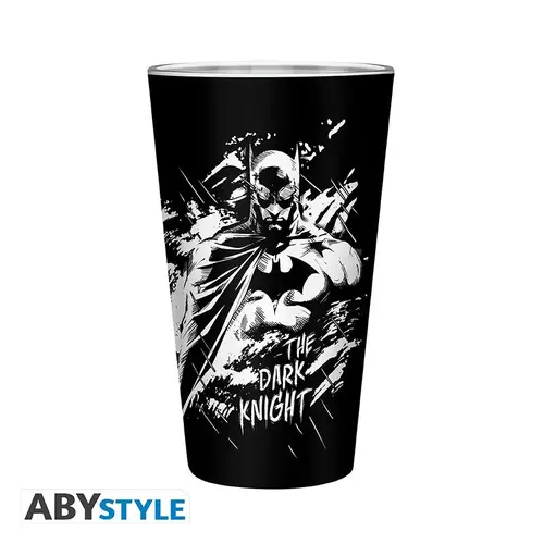 Комплект ABYSTYLE DC COMICS - Pck XXL glass + Pin + Pocket Notebook "Batman" - image 1