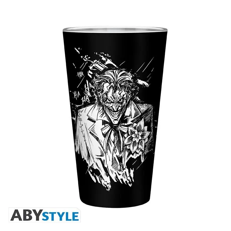 Комплект ABYSTYLE DC COMICS - Pck XXL glass + Pin + Pocket Notebook "Batman" - image 2