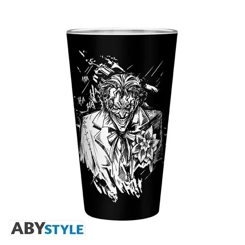 Комплект ABYSTYLE DC COMICS - Pck XXL glass + Pin + Pocket Notebook "Batman" - image 2
