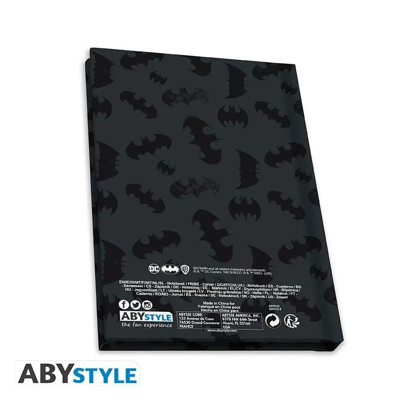 Σετ ABYSTYLE DC COMICS - Πακέτο ποτήρι XXL + Καρφίτσα + Σημειωματάριο τσέπης "Batman" - image 6