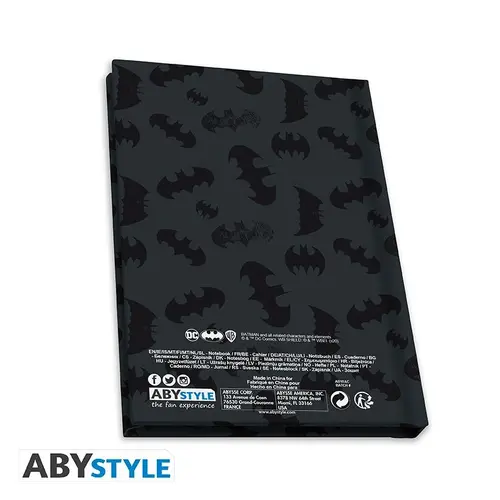 Комплект ABYSTYLE DC COMICS - Pck XXL glass + Pin + Pocket Notebook "Batman" - image 6