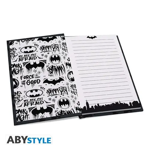 Комплект ABYSTYLE DC COMICS - Pck XXL glass + Pin + Pocket Notebook "Batman" - image 7
