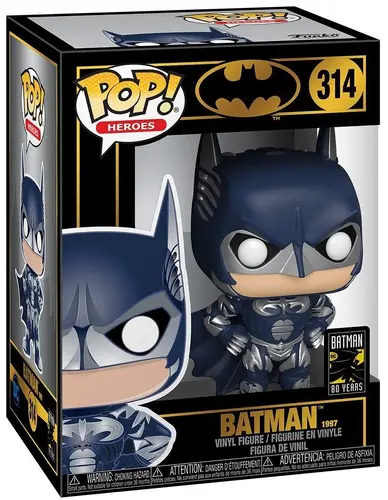 Фигурка Funko POP! Heroes: Batman 80 Years - Batman (1997) #314 - image 1