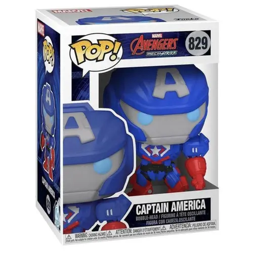 Фигурка Funko POP! Marvel: Avengers MechStrike - Captain America #829 - image 1