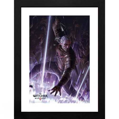 GBEYE THE WITCHER - Poster înrămat "Geralt" (30x40) - 1