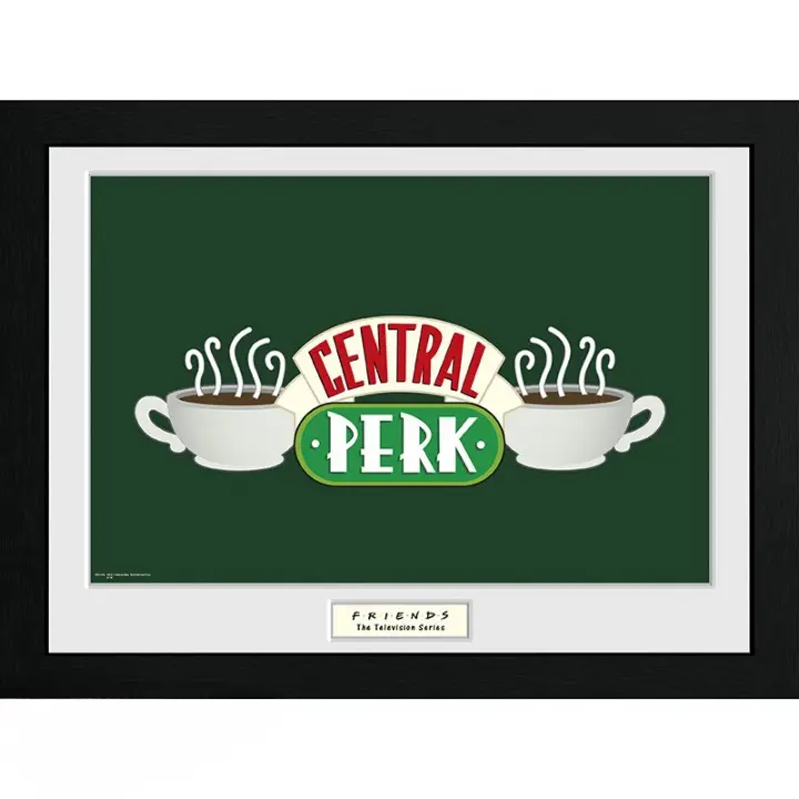 GBEYE FRIENDS - Κορνιζαρισμένη εκτύπωση "Central Perk" (30x40)