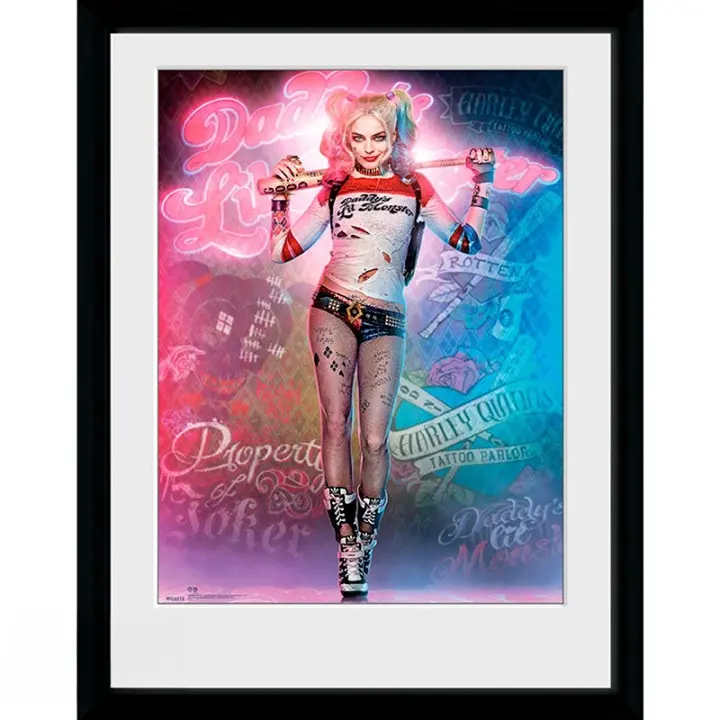 GBEYE DC COMICS - Framed print "Harley Quinn Suicide Squad" (30x40)