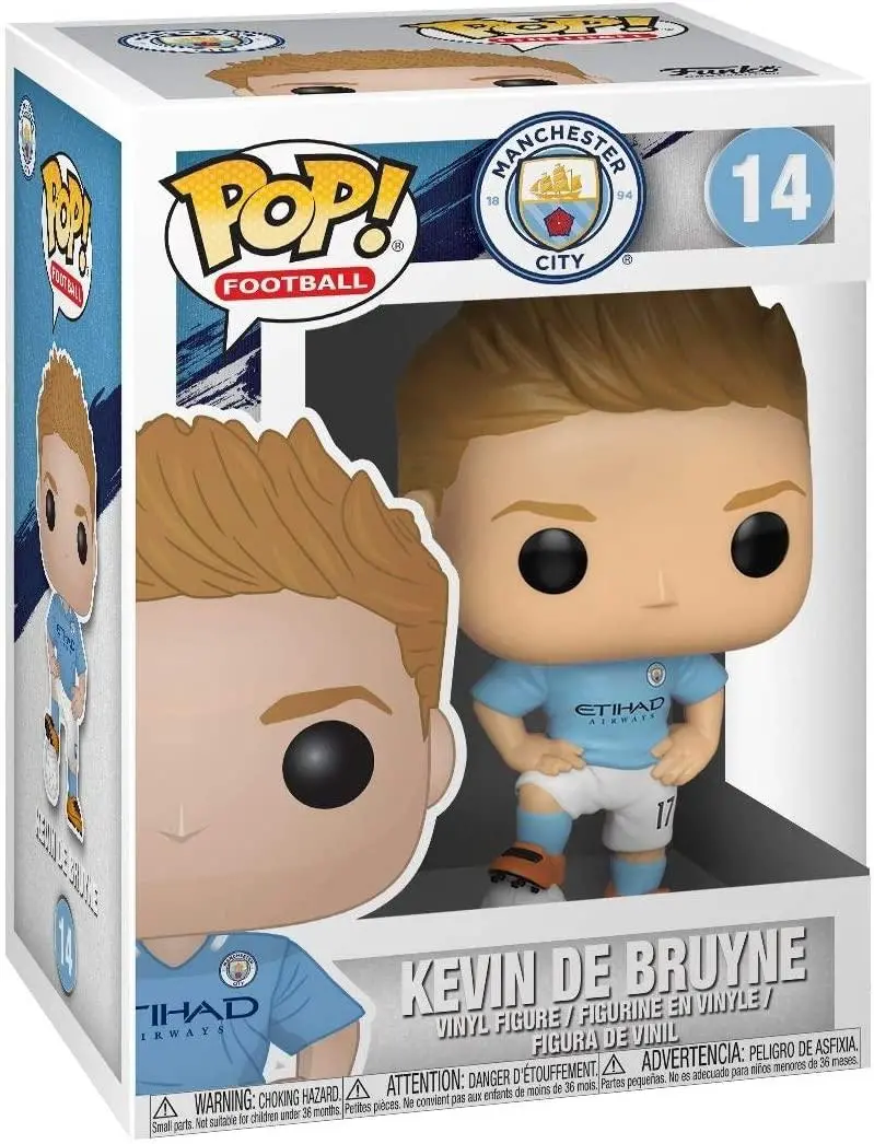 Фигурка Funko Pop Football, Manchester City, Kevin De Bruyne, #14 - image 2