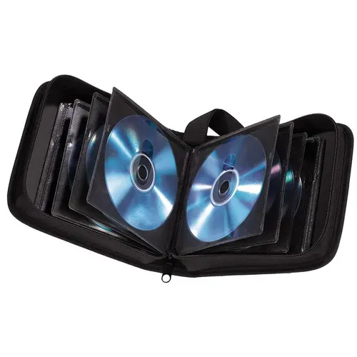 Clasor pentru 32 CD/DVD/Blu-ray HAMA, Negru - 2