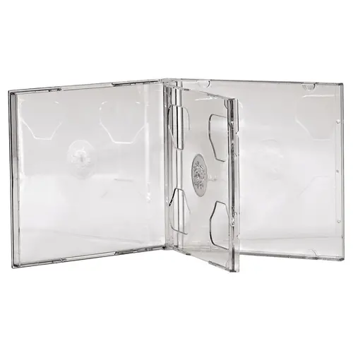Кутийка за CD/DVD HAMA Double Jewel Case, прозрачен, 5 бр. в пакет - image 1