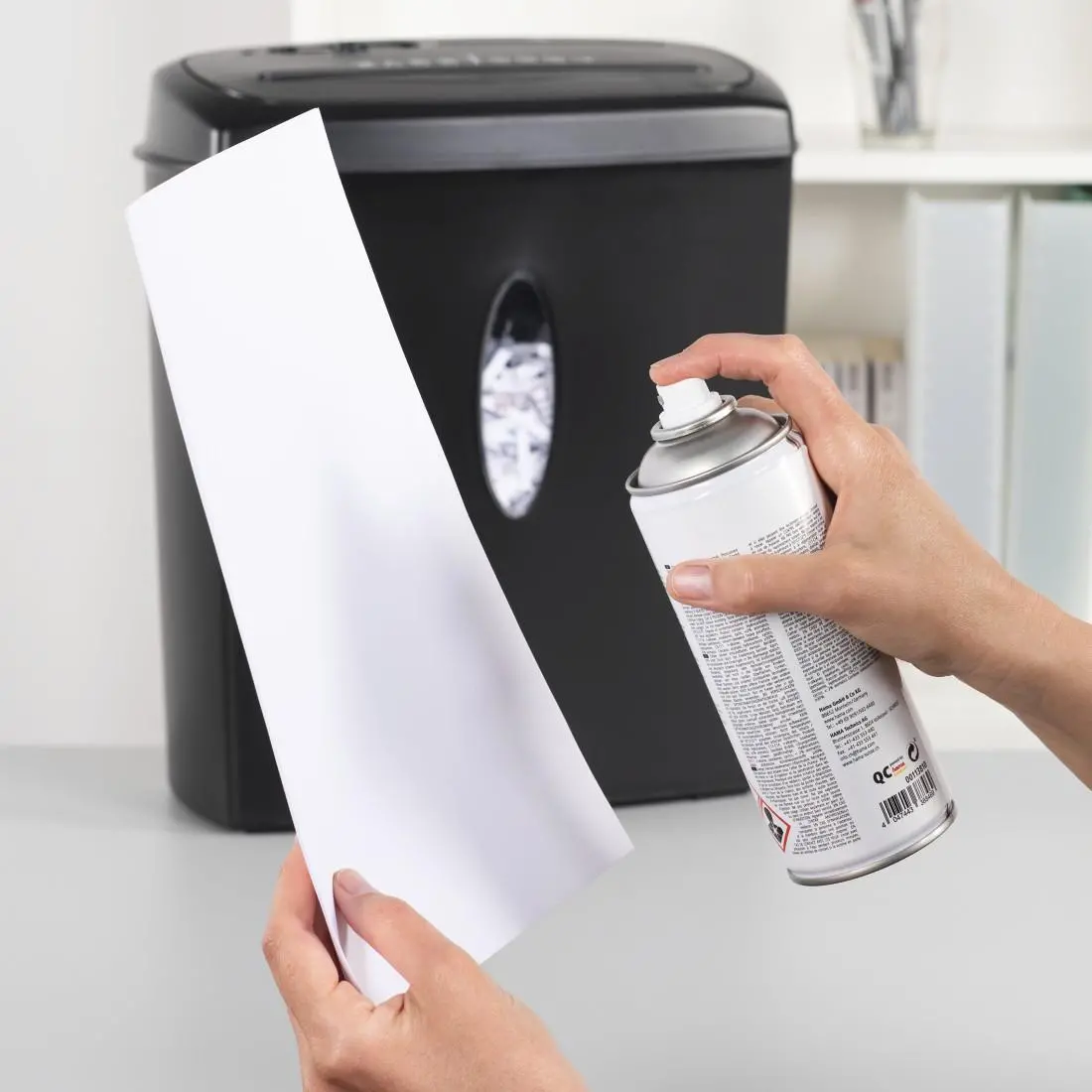 Spray de curățare HAMA Shredder Cleaner, pentru distrugătoare de documente, 400 ml - image 1