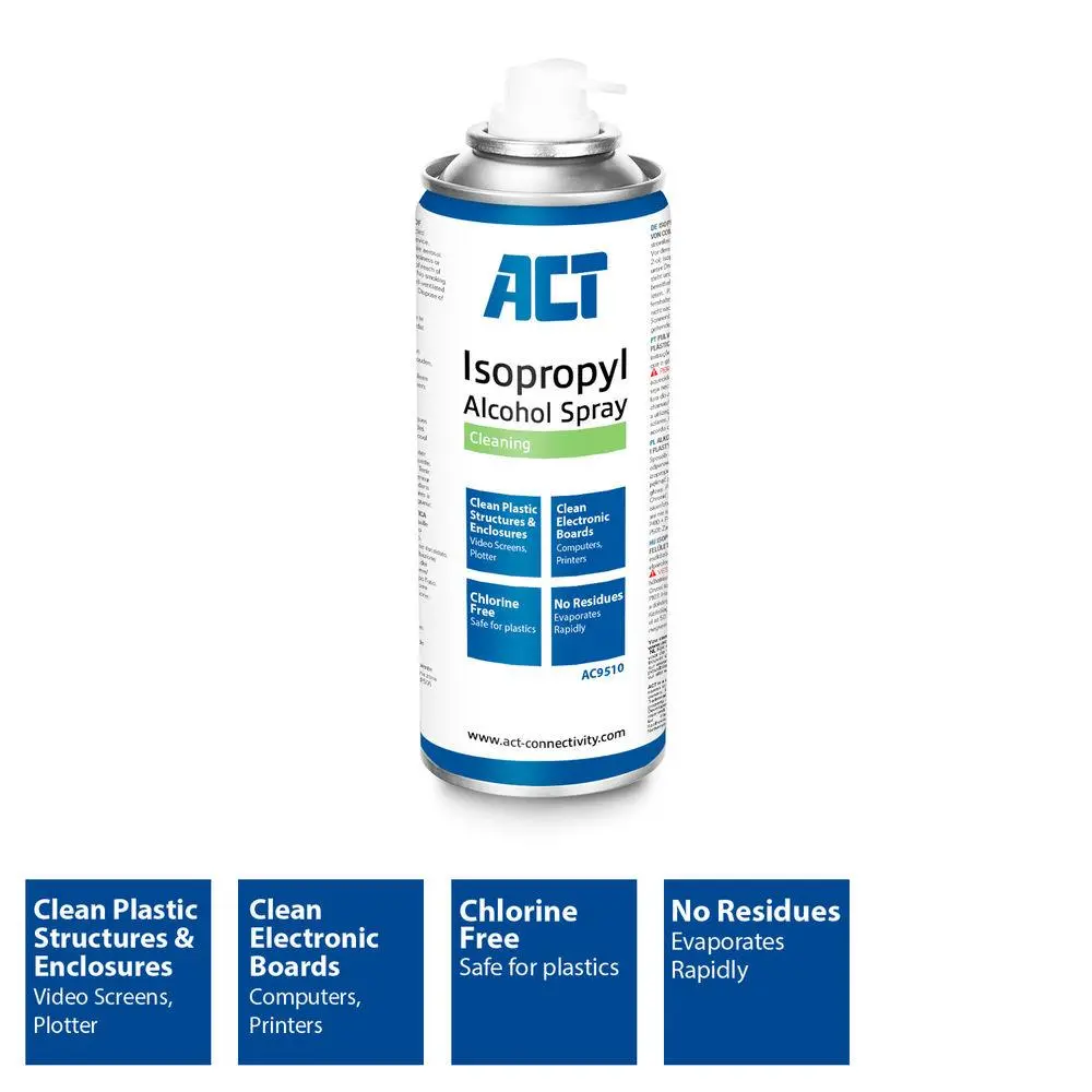 Spray de curățare ACT AC9510, Pe bază de alcool, 200ml - image 5
