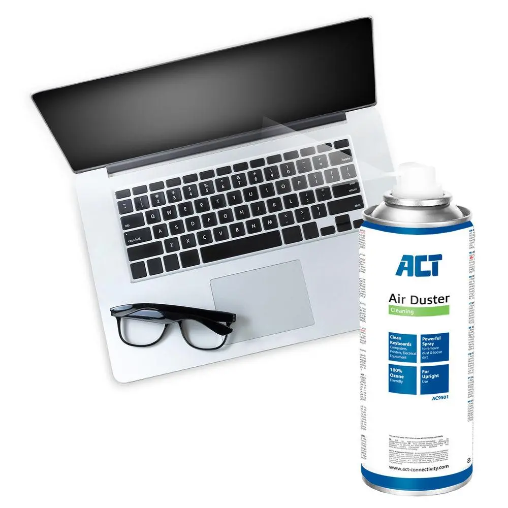 Спрей с въздух ACT AC9501, За клавиатури, LCD, TV монитори, 400 мл. - image 2