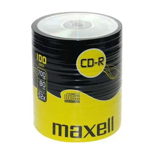 CD-R80 MAXELL, 700MB, 52x, 100 τεμ