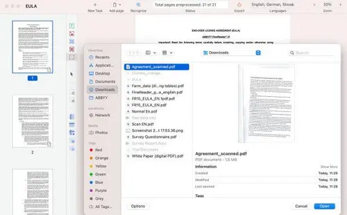 Софтуер  ABBYY FineReader PDF for Mac, Single User License - image 3