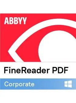Софтуер ABBYY FineReader PDF Corporate, Single User License (ESD), Time-limited, 1y
