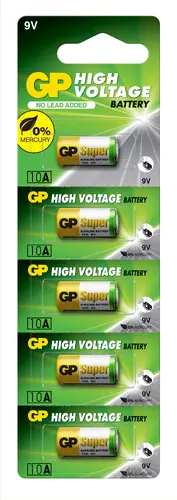 Алкална батерия GP А10 9V за дистанционни /5бр./pack цена за 1 бр./ - image 1